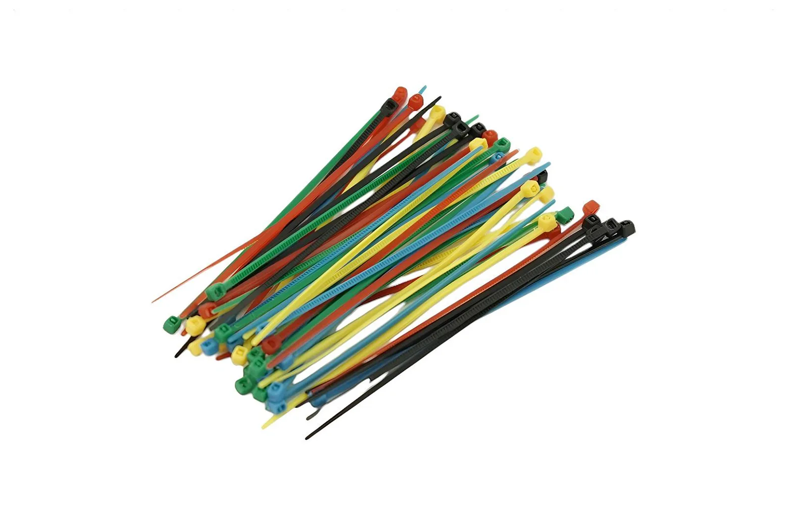 Nylon Cable Tie Set (Five Colors, 50PCS, 2x98mm)