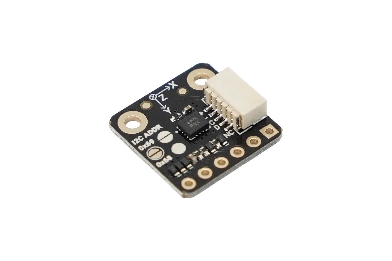 Fermion: Compact Low-Power 6DOF IMU Sensor for Embedded Motion Sensing (16x16mm, I2C, Breakout)