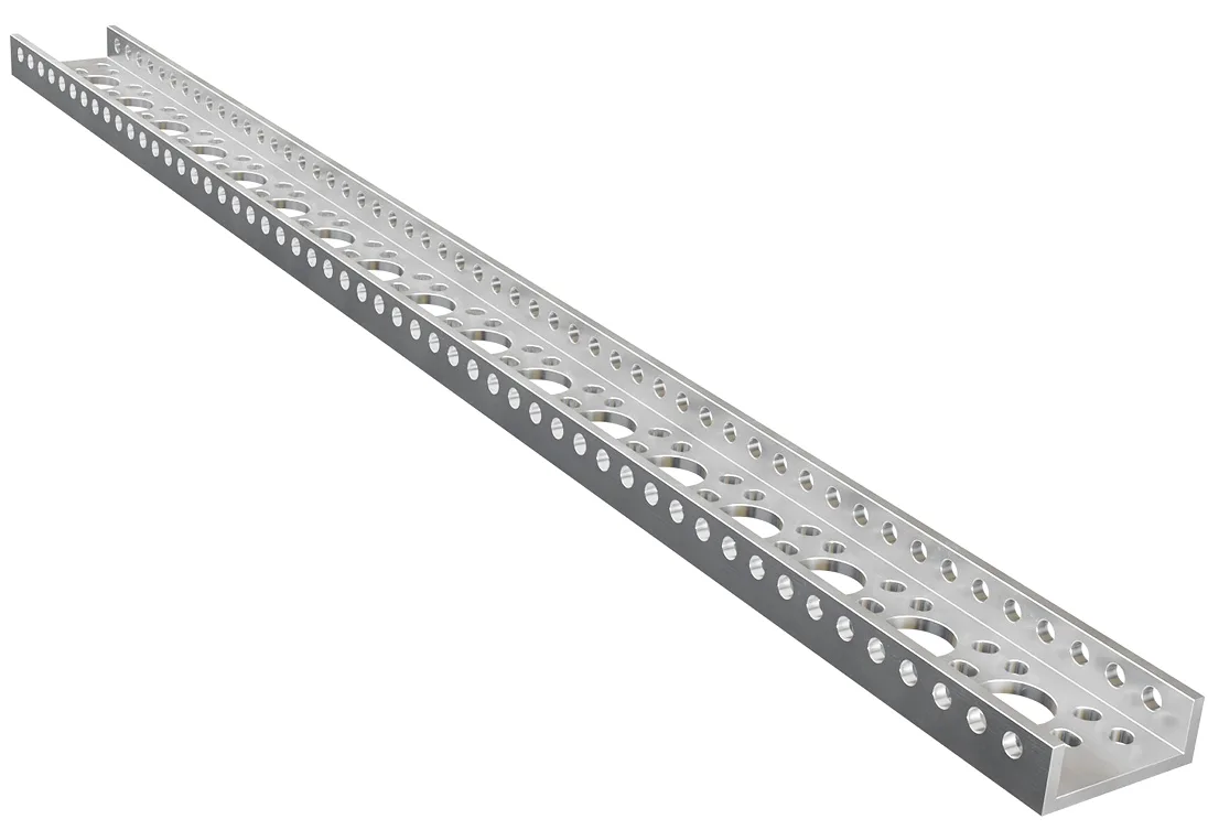 3143 Series Mini Low-Side U-Channel (17 Hole, 432mm Length)