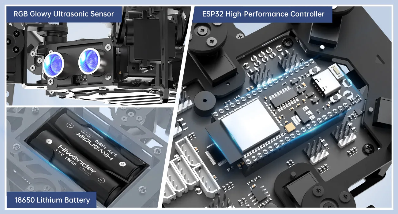 ESP32 controller and sensors