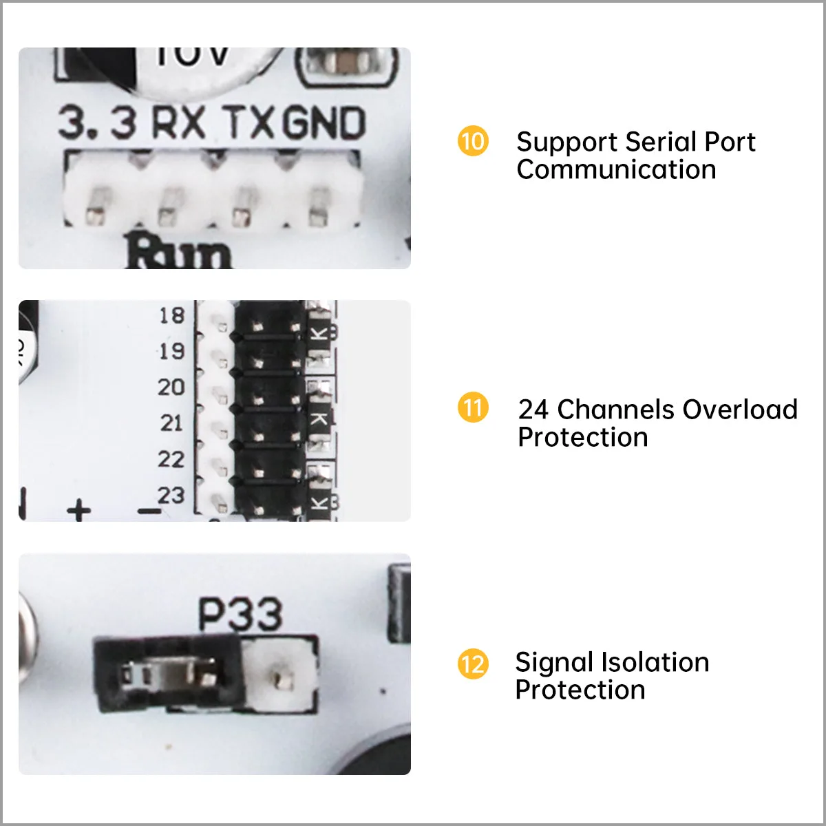 Generous onboard storage