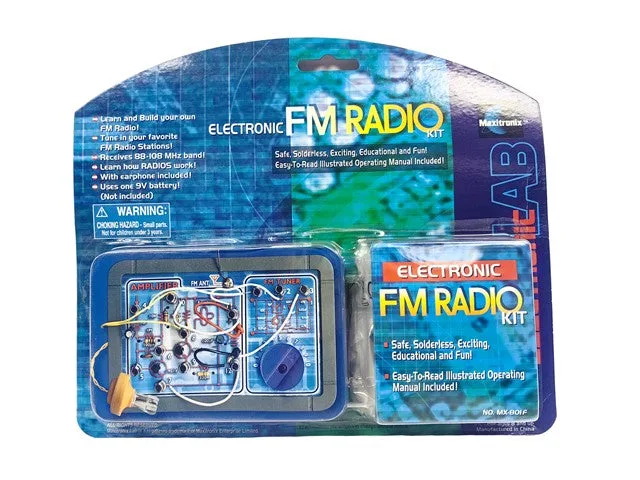 Maxitronix MX-801F Electronic FM Radio Educational Kit