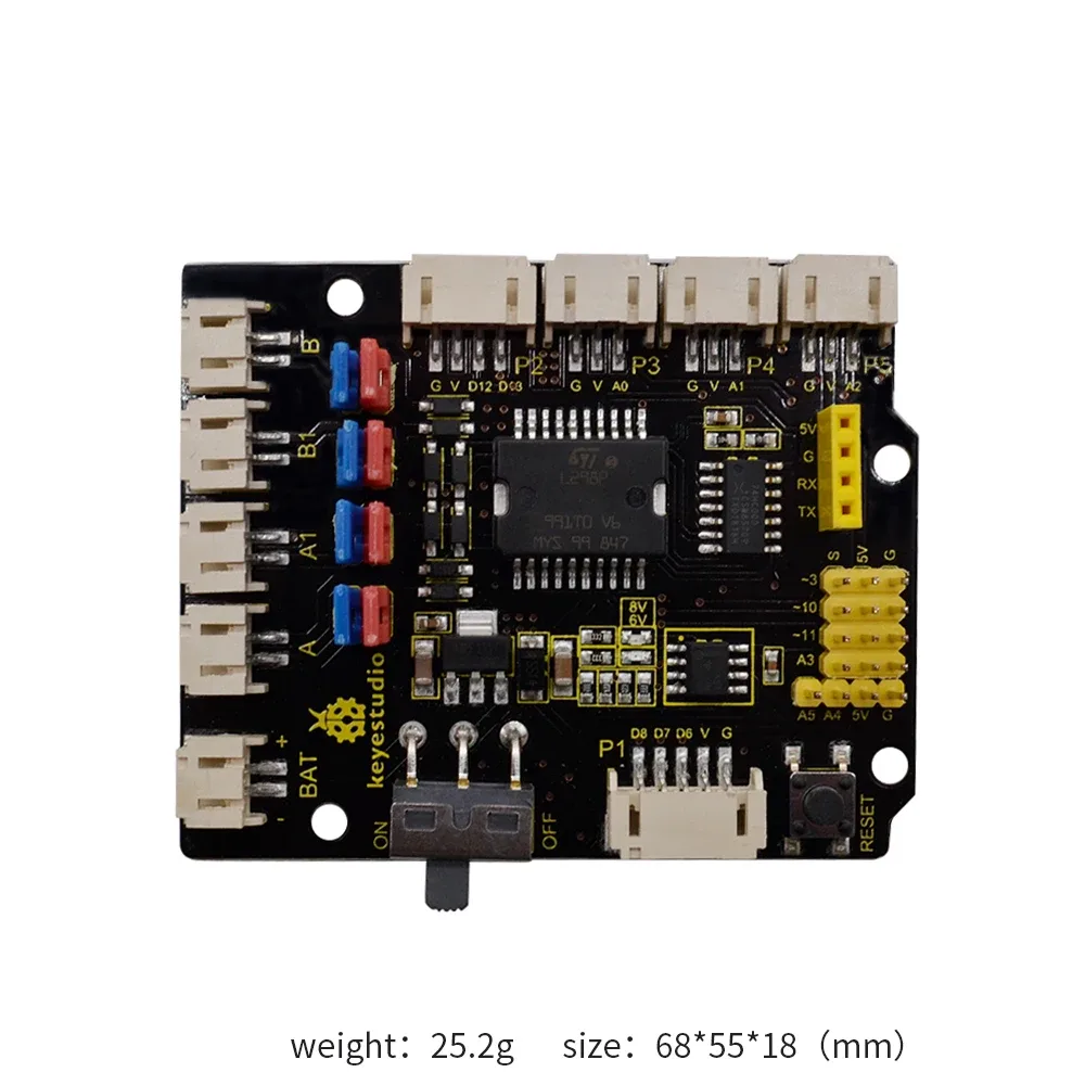Header pins for sensor expansion