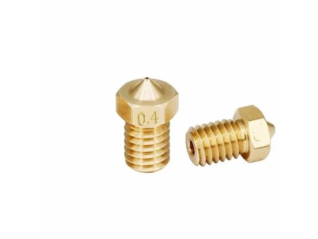 Brass 0.4 mm 3D Printer Extruder Nozzle for V5 V6 J-Head