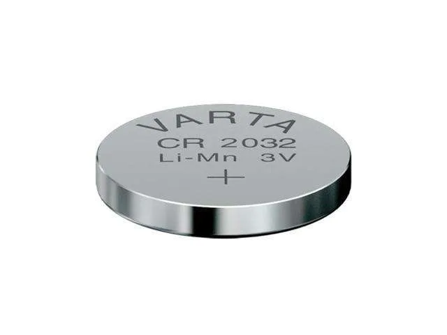 Varta CR2032 3V Lithium Coin Cell Battery, 230mAh