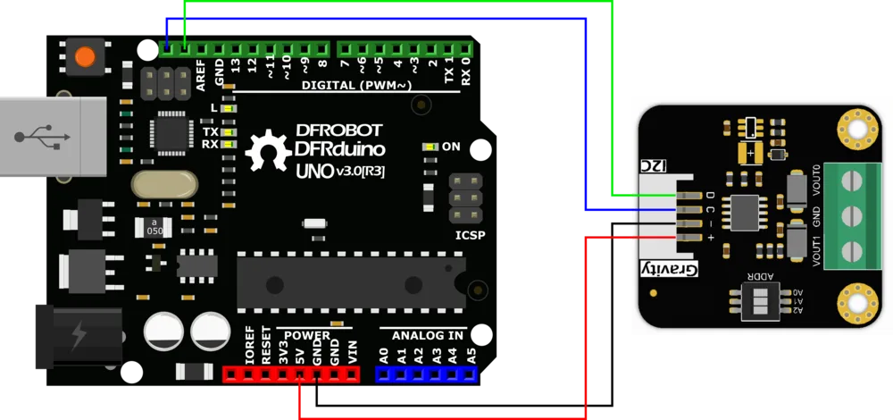 Straightforward Arduino wiring