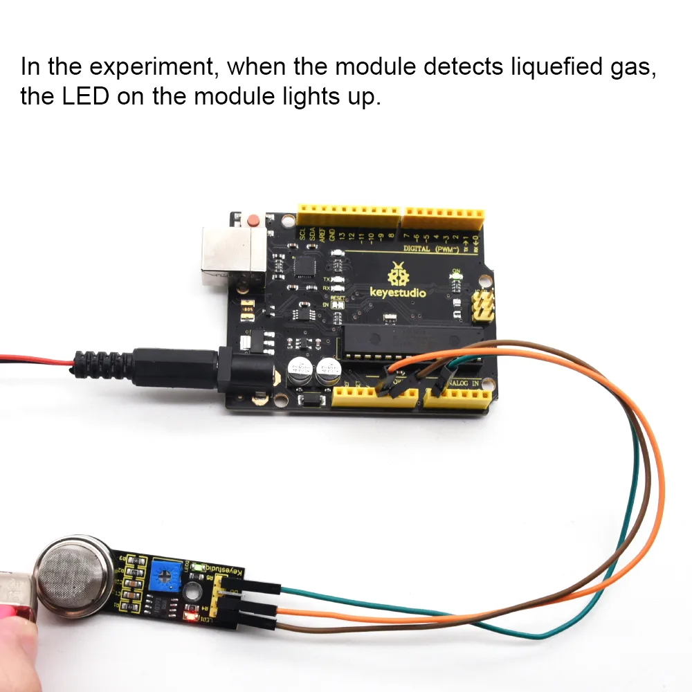 High sensitivity to combustible gases