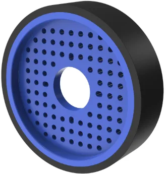 5614 Series Rhino Wheel (32mm Bore, 120mm Diameter, 30A Durometer)