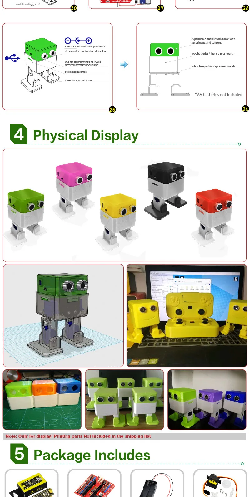 Customisable 3D-printable chassis