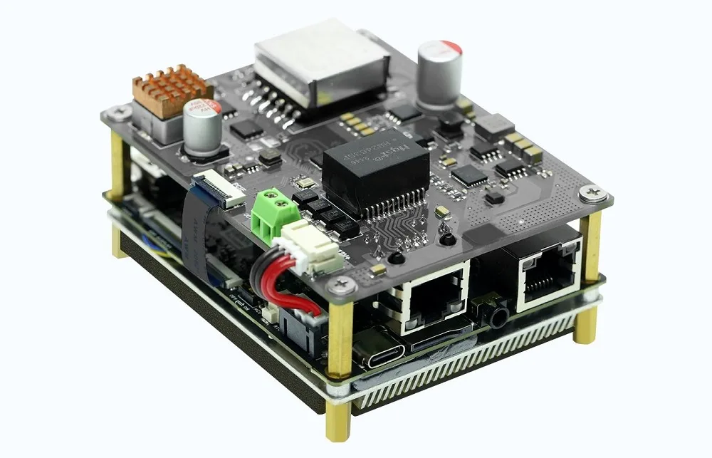 Single-cable power and Gigabit data