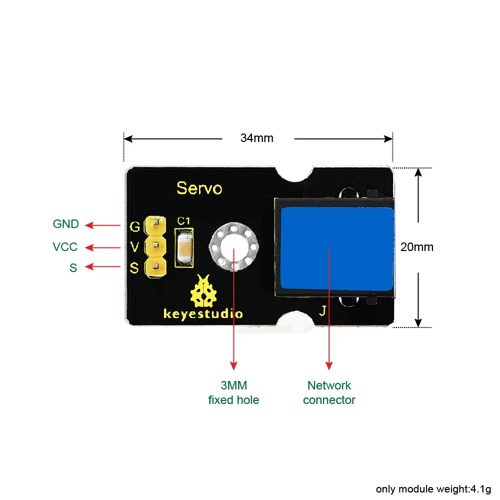 Standard three-pin pitch