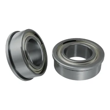 3611 Series Flanged Ball Bearing (8mm ID x 14mm OD, 5mm Thickness) - 2 Pack