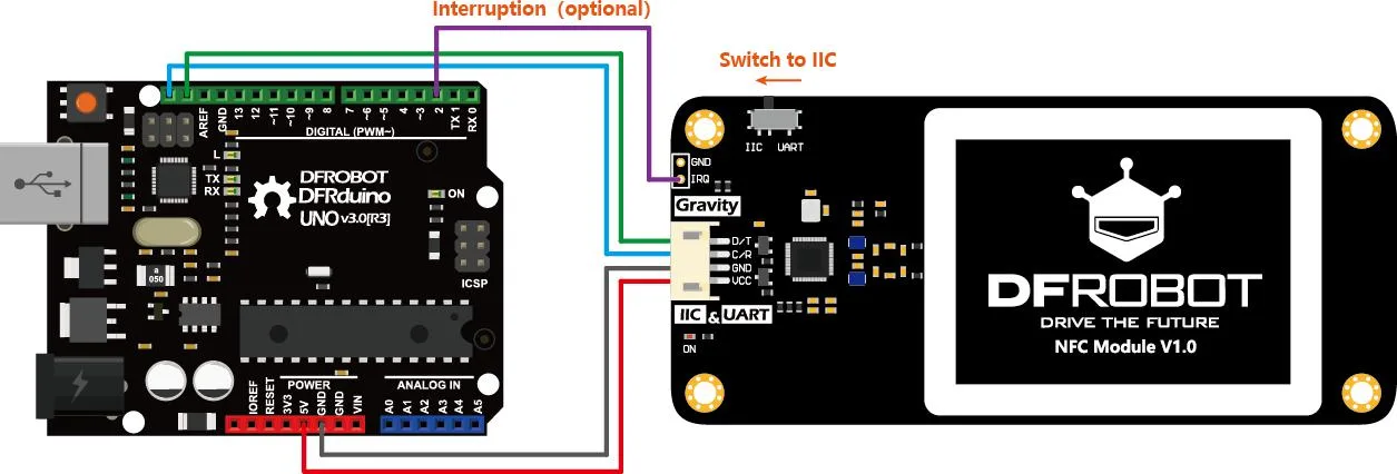 Arduino Uno I2C connection
