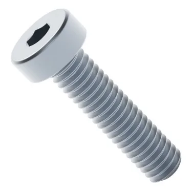 2804 Series Zinc-Plated Steel Low Profile Socket Head Screw (M4 x 0.7mm, 16mm Length)