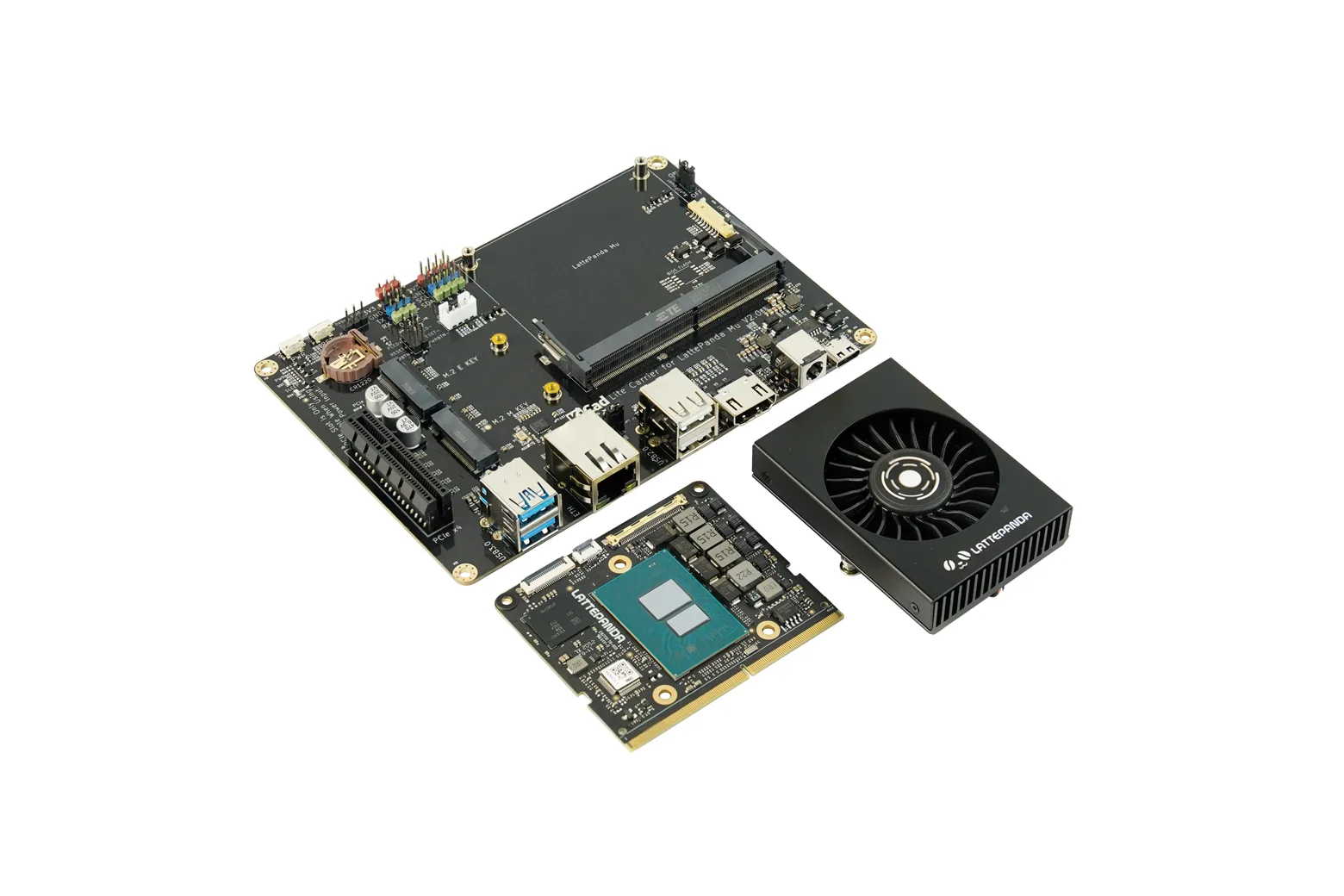 LattePanda Mu Micro x86 Compute Module Evaluation Kit (N100, 8GB RAM, 64GB eMMC)