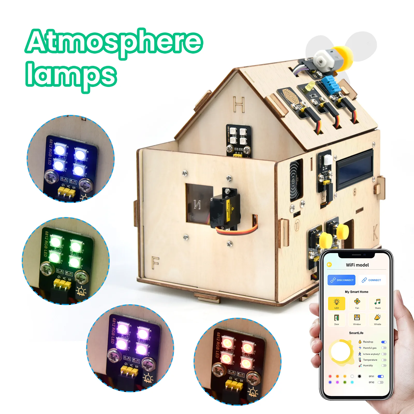 Kitchen gas detection alarm