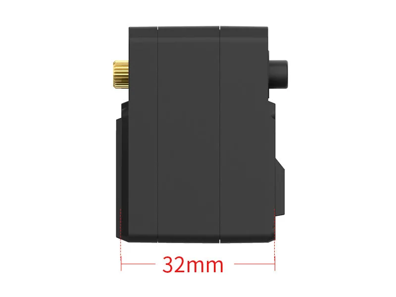 Compact double shaft design