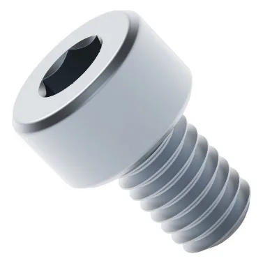 2800 Series Zinc-Plated Steel Socket Head Screw (M4 x 0.7mm, 6mm Length)
