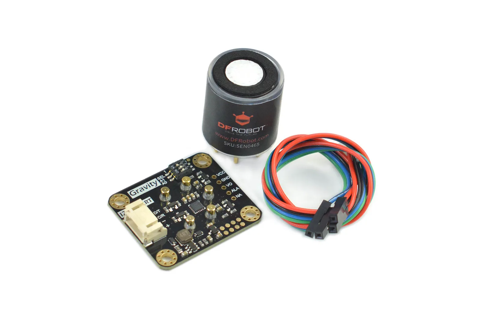 Gravity: Factory Calibrated Electrochemical Oxygen / O2 Sensor (0-25%Vol, I2C & UART)