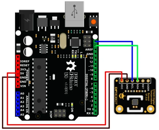 Microcontroller wiring diagram