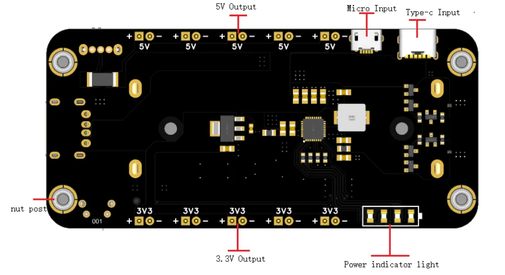 Multiple regulated power outputs