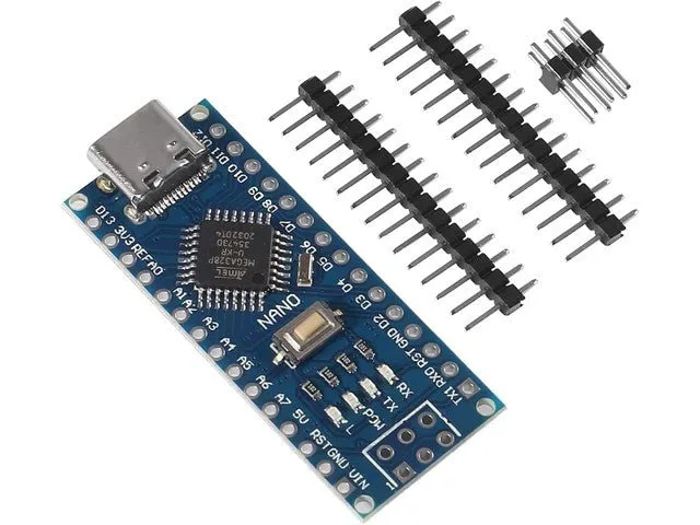 Nano ATmega328P Development Board with CH340 and USB Type-C