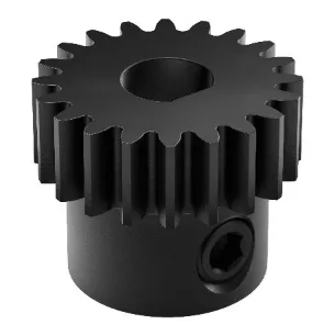 4303 Series Steel, MOD 0.8 Pinion Gear (6mm D-Bore, 20 Tooth)