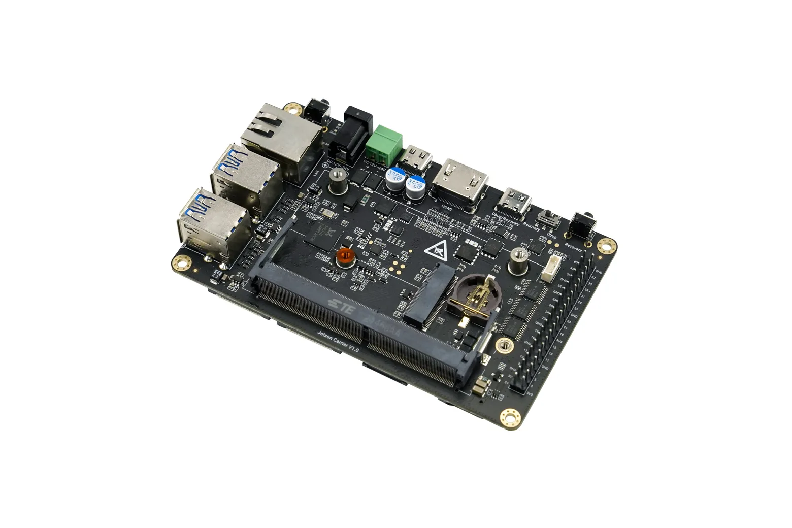 Edge AI Carrier Board for NVIDIA Jetson Nano, Xavier NX & TX2 NX