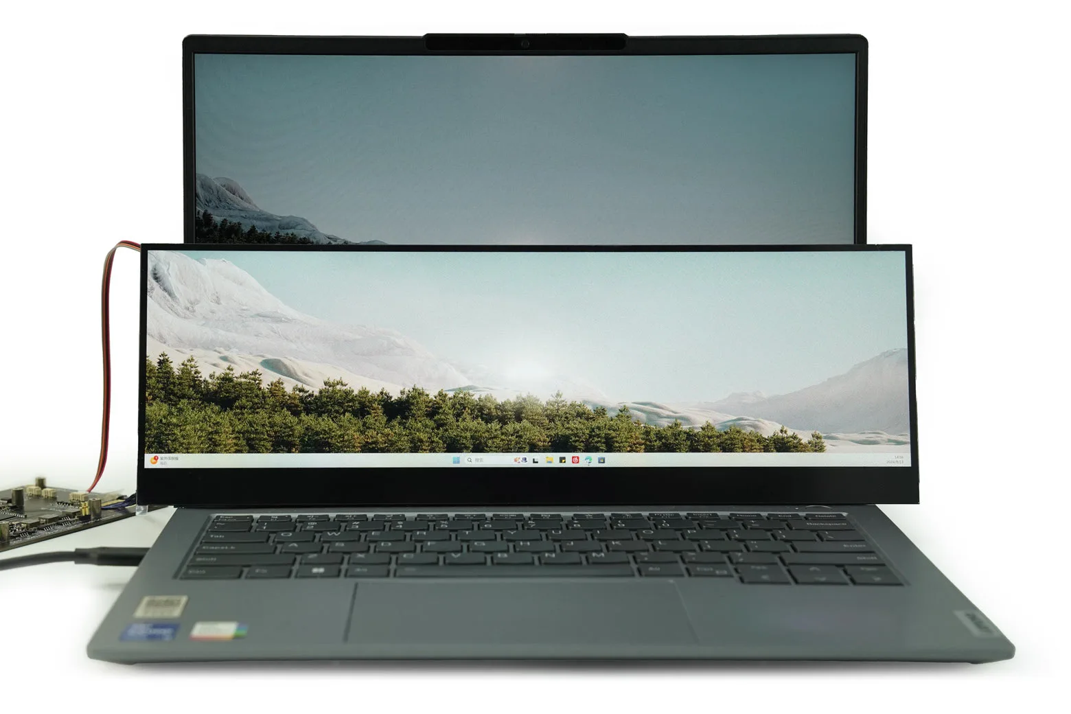 14" 4K IPS IPS Bar Touch Display (Compatible with Raspberry Pi 5 / 4B, LattePanda Sigma / Delta)