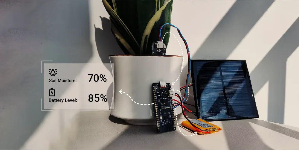 Integrated solar and battery charging