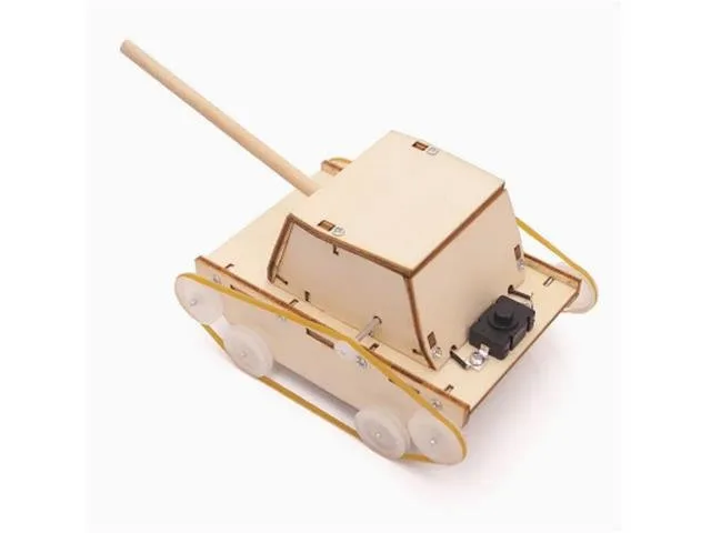 Educational DIY Battery-Powered Electric Tank Construction Kit