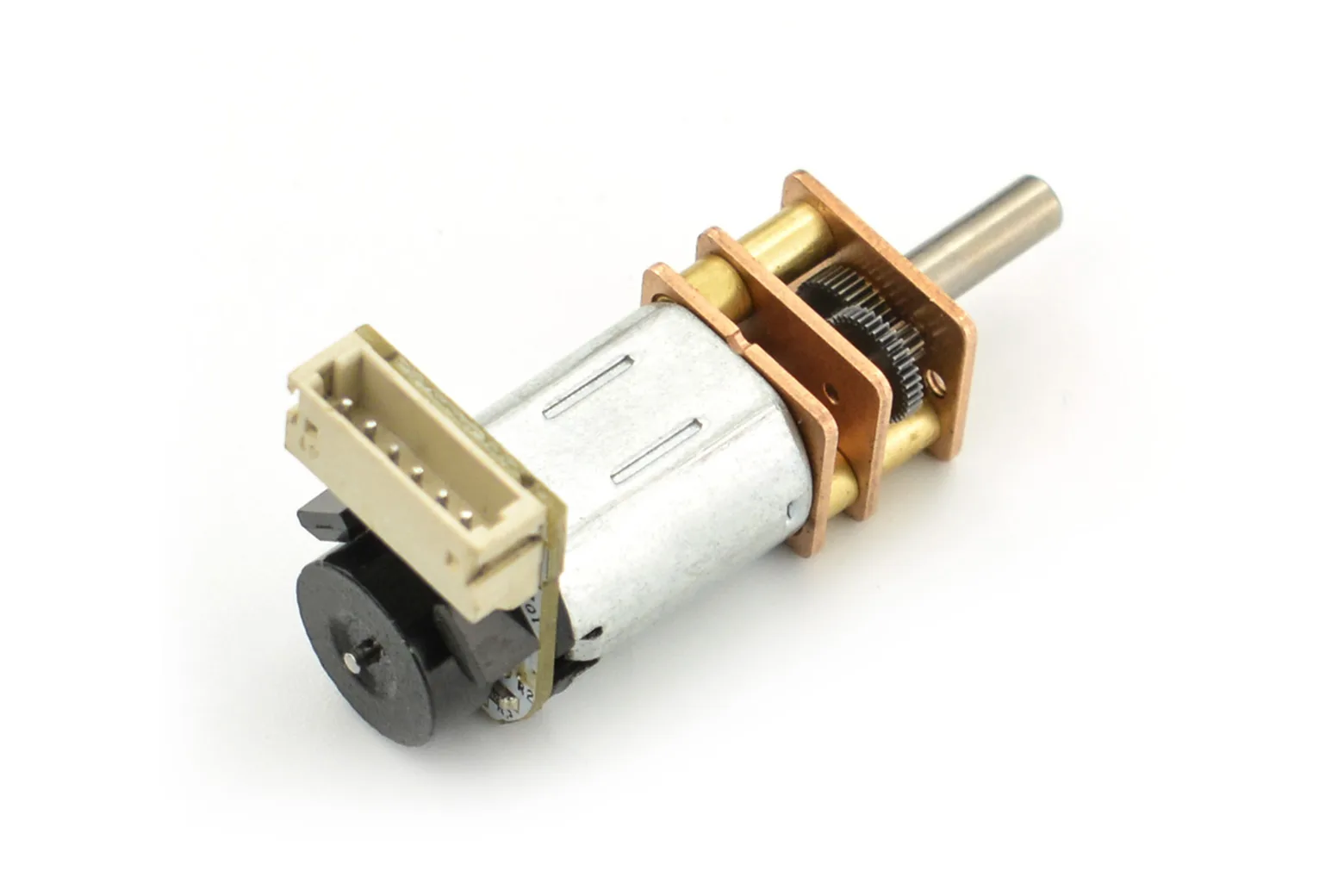 Micro Metal Gearmotor with Hall Encoder (6V, 52RPM, 298:1)