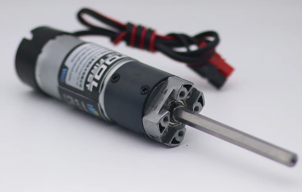 7204 Series Planetary Gear Motor (26.9:1 Ratio, 80mm Length 8mm REX Shaft, 223 RPM, 3.3 - 5V Encoder)
