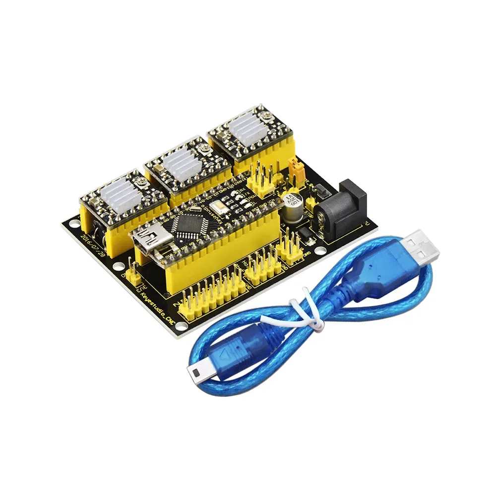 Compact ATmega328 microcontroller board