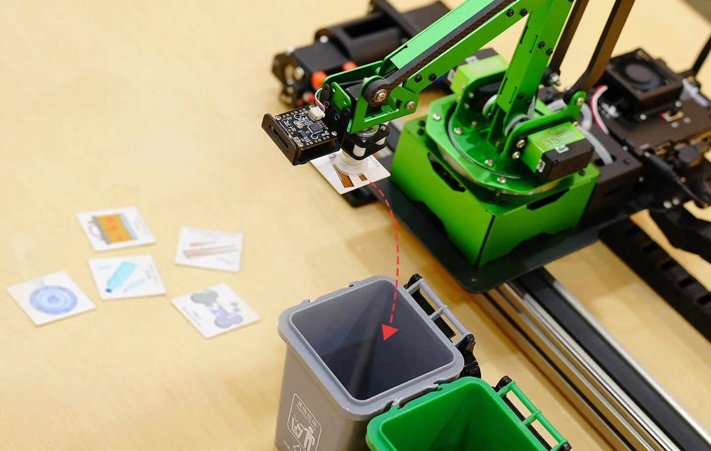 Simulated industrial sorting workshops