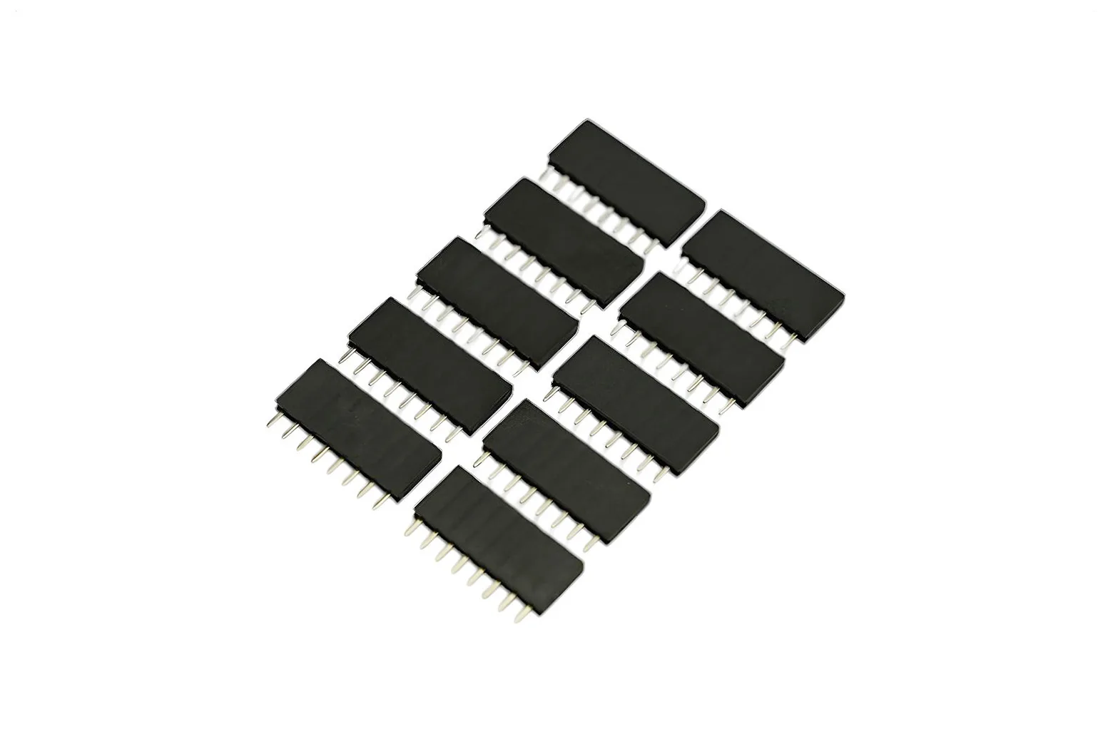 8-Pin Female Header (2.54mm Pitch, 10 PCS)