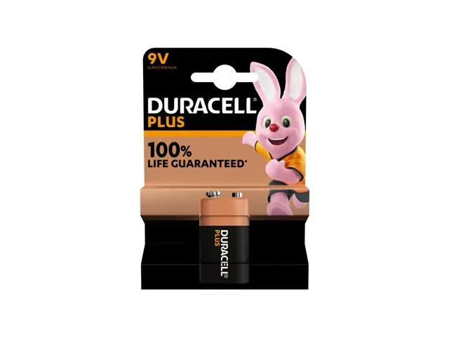 Duracell MN1604 9V 550mAh Alkaline Battery