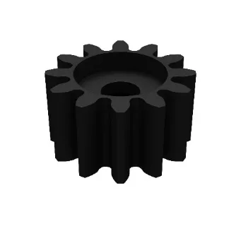 4307 Series Steel, MOD 0.8, Servo Gear (25 Tooth Spline, 12 Tooth)