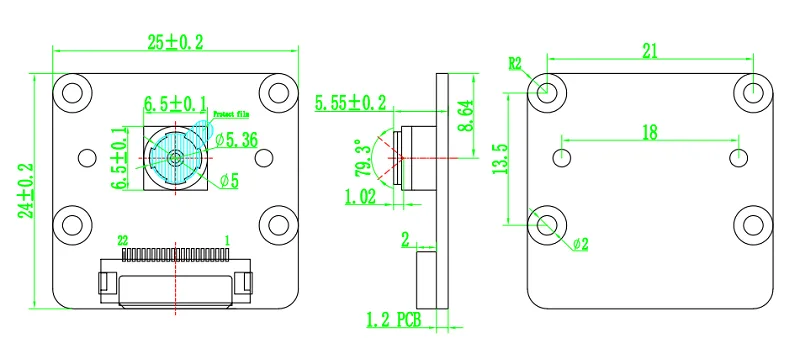 Compact physical footprint