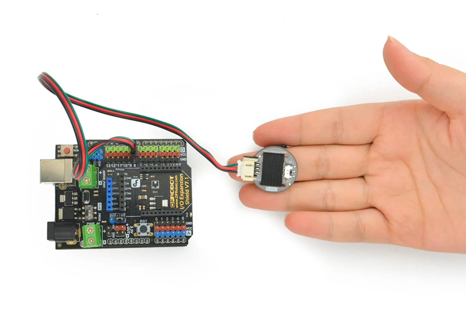 Gravity: PPG Heart Rate Monitor Sensor for Arduino (Analog/Digital)