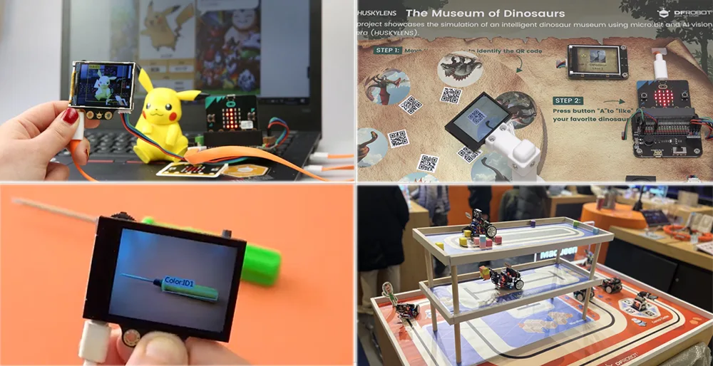 Six built-in vision algorithms
