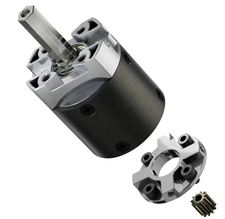 7103 Series Planetary Gearbox (19.2:1 Ratio, 24mm Length 8mm REX Shaft)