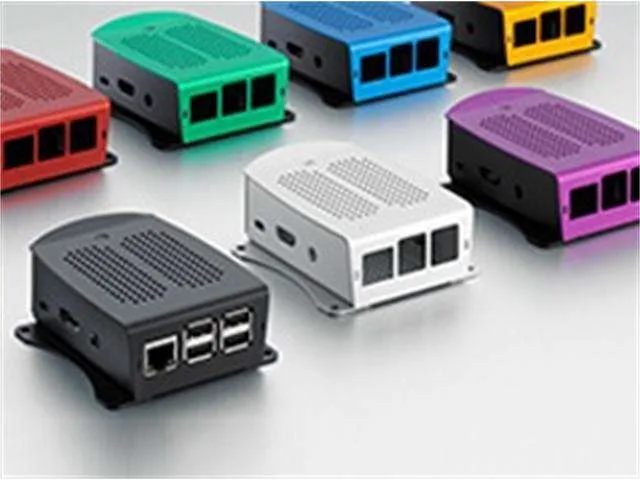 Fischer Elektronik Vented Aluminium Raspberry Pi Case