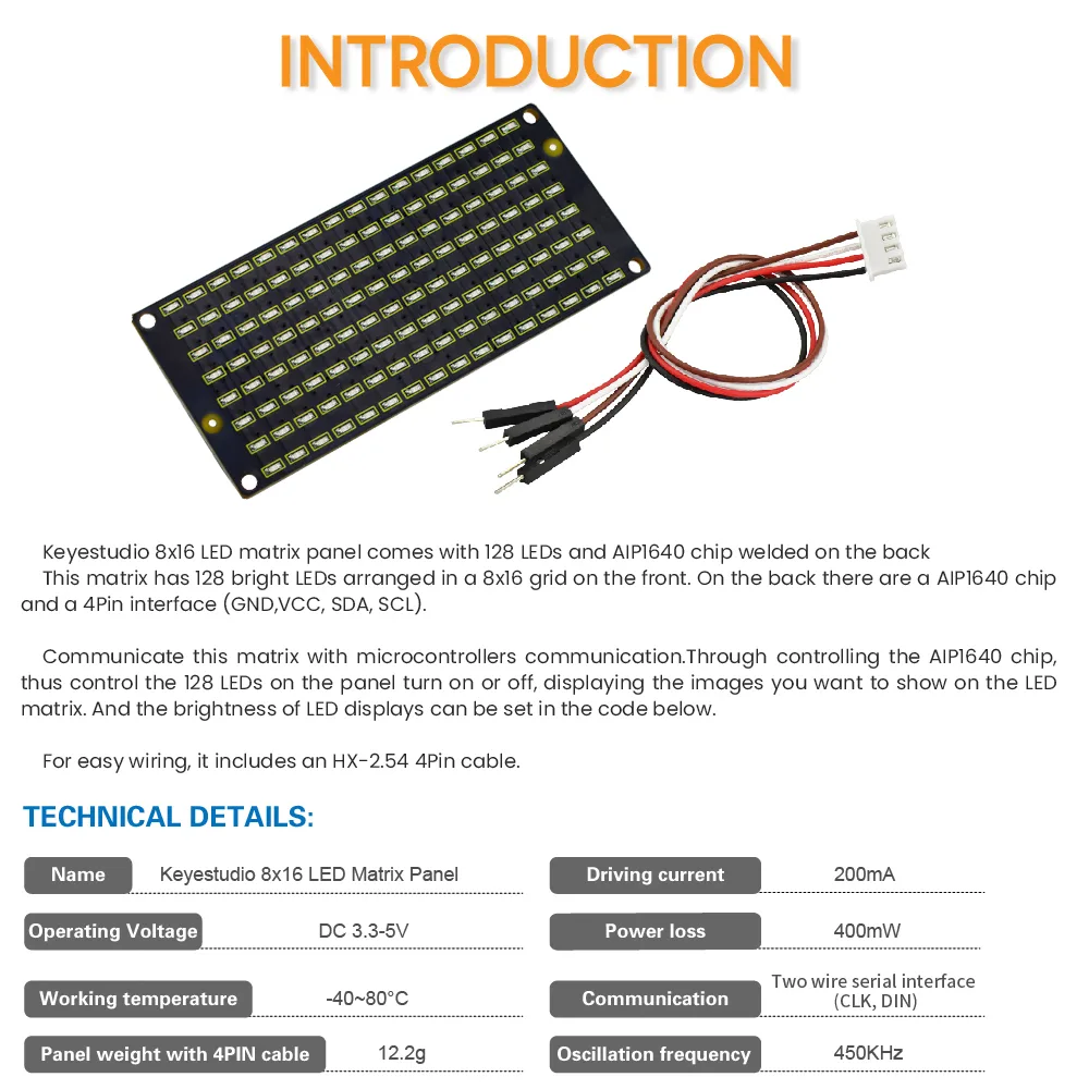 High-density LED grid