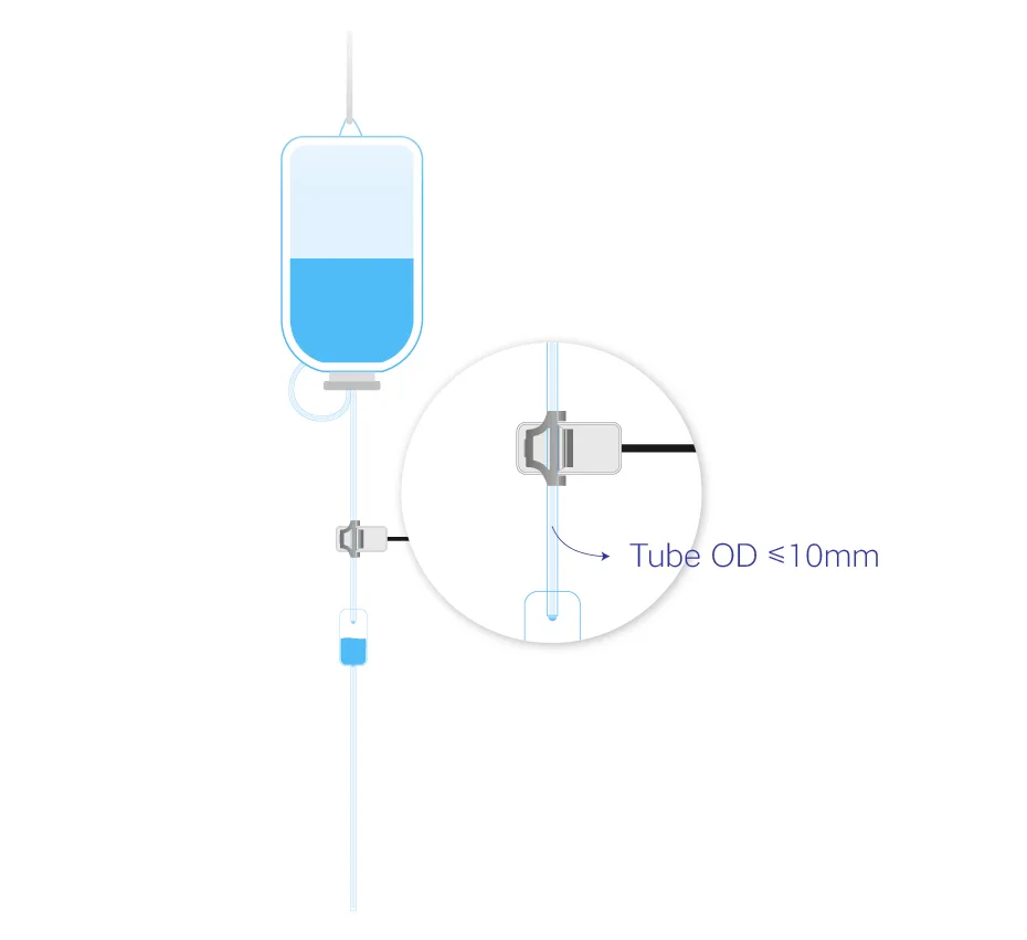 Non-invasive tube detection