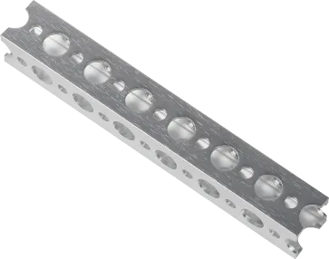 7-Hole Square Beam