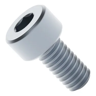 2800 Series Zinc-Plated Steel Socket Head Screw (M4 x 0.7mm, 8mm Length)