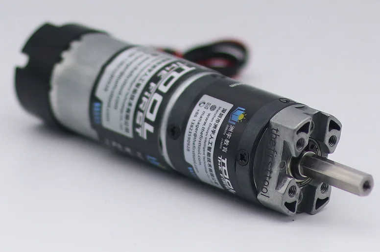 7203 Series Planetary Gear Motor (139:1 Ratio, 24mm Length 8mm REX Shaft, 43 RPM, 3.3 - 5V Encoder)