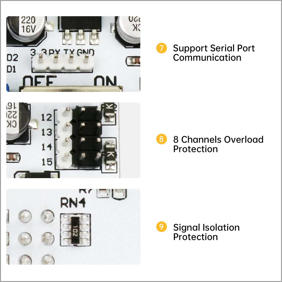 Built-in electrical and signal protection