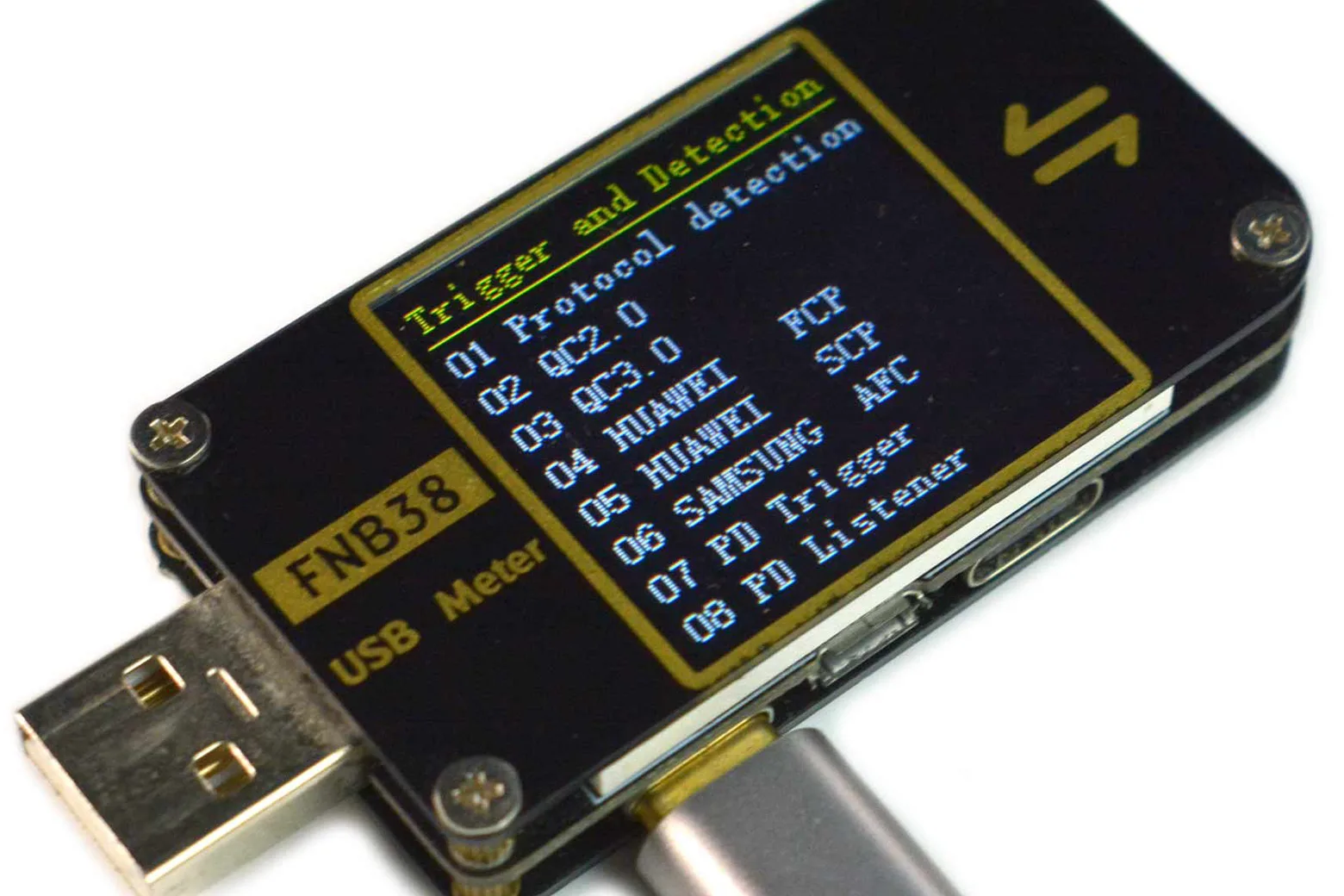 USB Cable and Charger Tester with 1.44" TFT LCD Color Screen